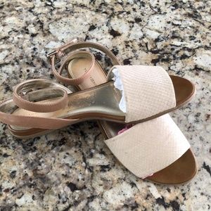 Tommy Hilfiger Snake Skin sandals with Ankle Strap